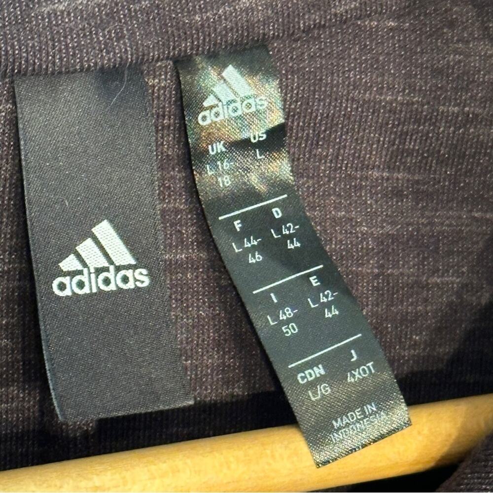 Adidas‎ Heartbreaker Asymmetrical Track Jacket Charcoal Grey Gray Large - Picture 7 of 11